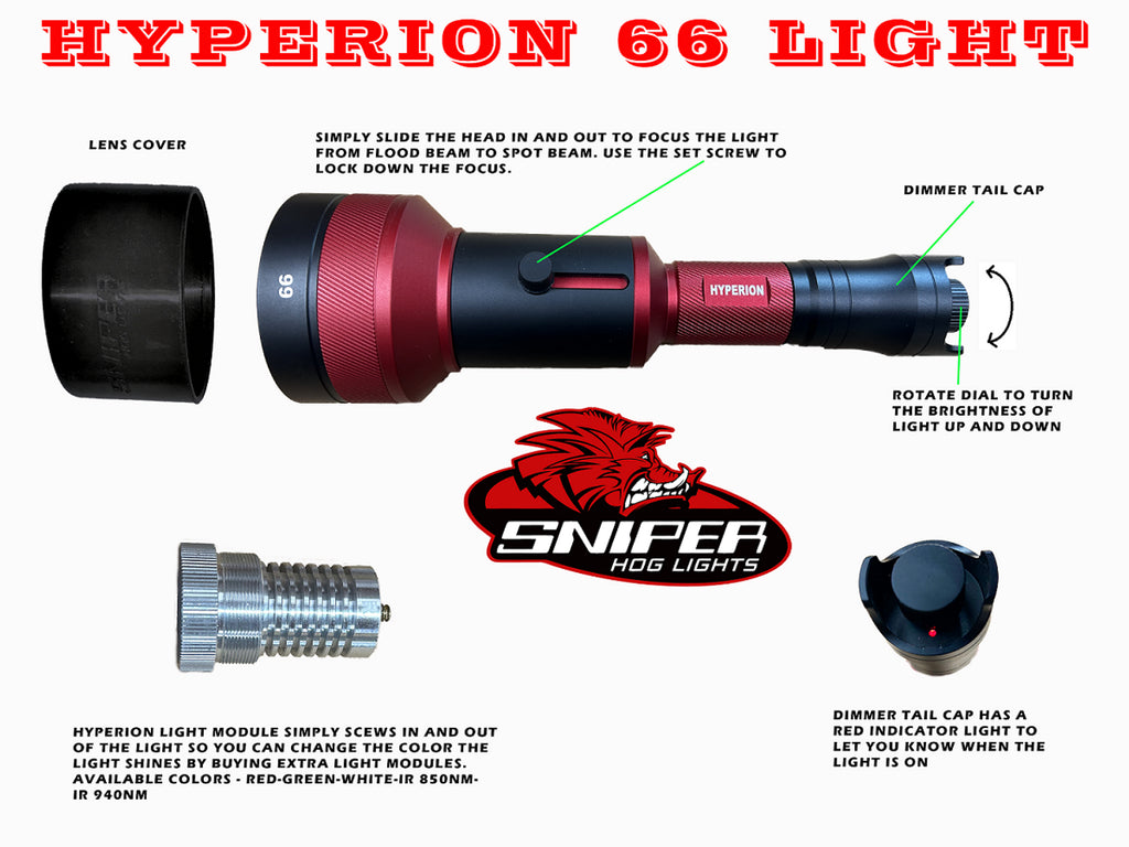 Sniper Hog Lights Hyperion 66 IR Light Kit – Night Vision Outfitters