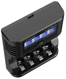 XTAR L4 PRO 1.5V AA/AAA 4-Bay Battery Charger