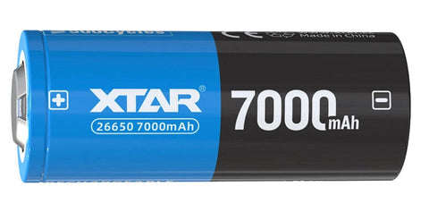 XTAR Button-Top 26650 7000mAh