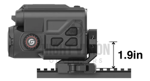 GUIDE 1.9" Clip-On QD Picatinny Mount