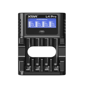 XTAR L4 PRO 1.5V AA/AAA 4-Bay Battery Charger