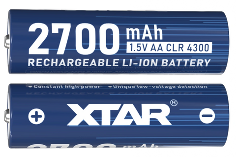 XTAR Rechargeable AA 2700mAh (Set of 4)