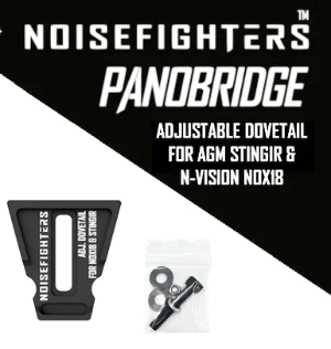 Noisefighters Adjustable Dovetail Shoe