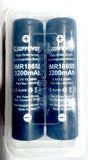 KeepPower Flat-Top 18650 3200mAh (Set of 2)