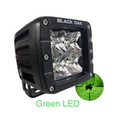 Black Oak 2" Green LED Driving Light Pod Kit