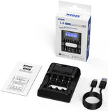 XTAR L4 PRO 1.5V AA/AAA 4-Bay Battery Charger