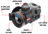 GUIDE PRO LRF 2.0 50mm 640x512 Clip-On