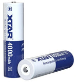 XTAR Button-Top 18650 4000mAh (Set of 2)