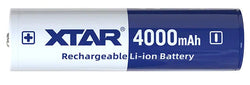 XTAR Button-Top 18650 4000mAh (Set of 2)