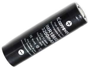 KeepPower Flat-Top 18650 3200mAh (Set of 2)