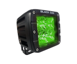 Black Oak 2" Green LED Driving Light Pod Kit